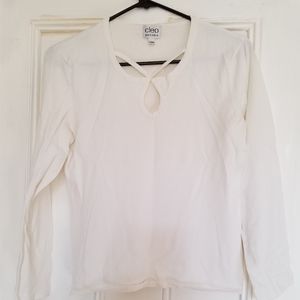 Cleo sweater with pearl detailing